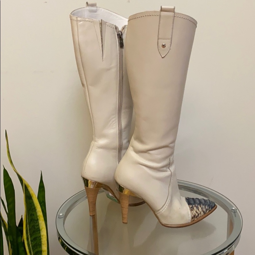 Angela Falconi, Leather Boots, Sz 35 🔥🔥🔥
